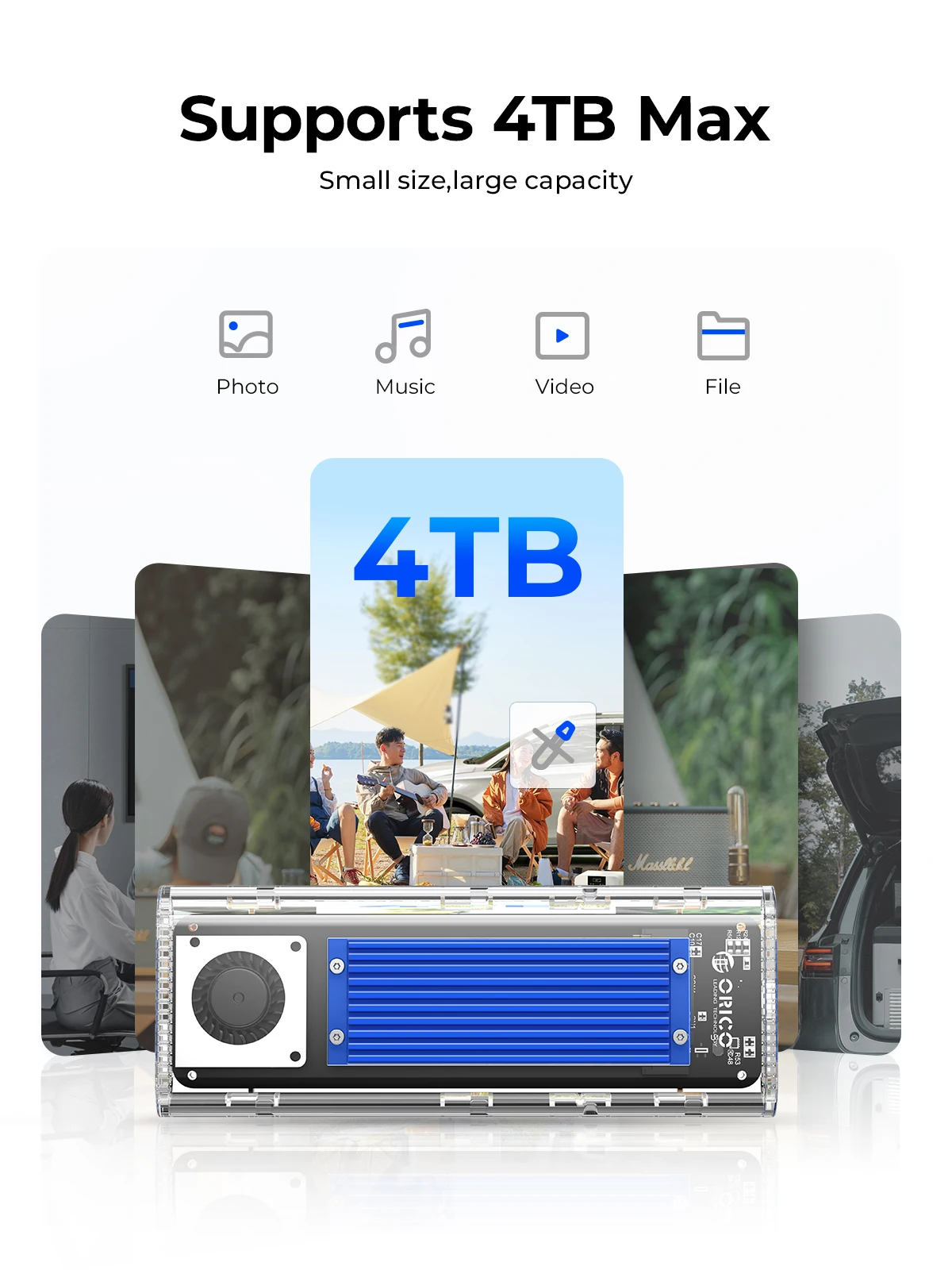 ORICO 20Gbps M.2 NVMe SSD Case - đánh giá và giá Thunderbolt 4 External Ssd 4Tb